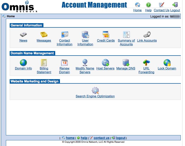 omnis control panel